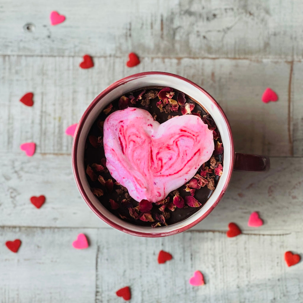 An Easy Recipe for a Romantic Date Night - Vegan Rose Chocolate Mousse