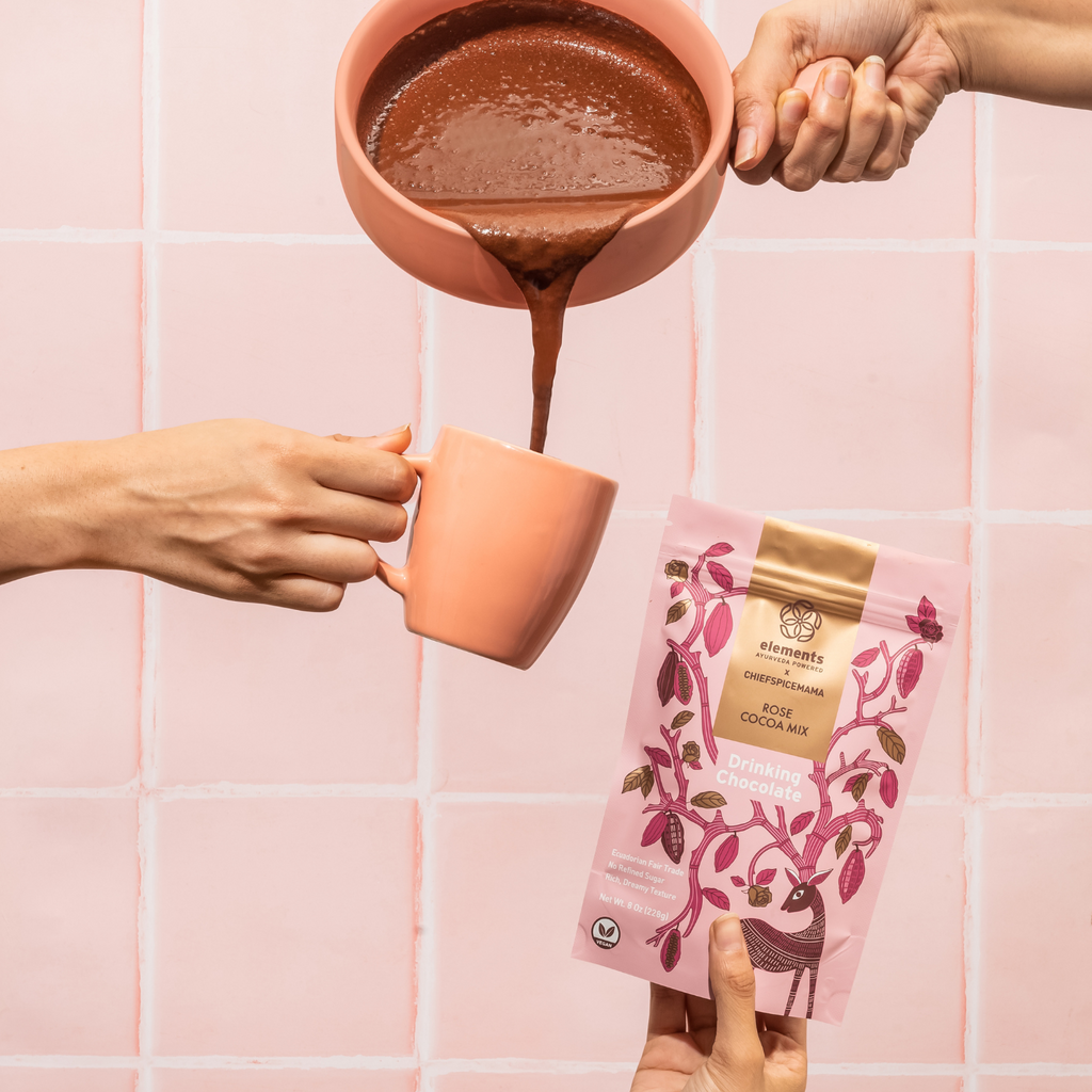 Rose Drinking Hot Chocolate Mix
