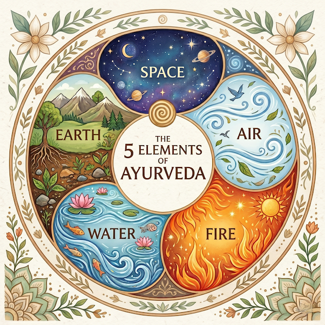 Exploring the Five Elements: Sun, Fire, Air, Water, and Space in
