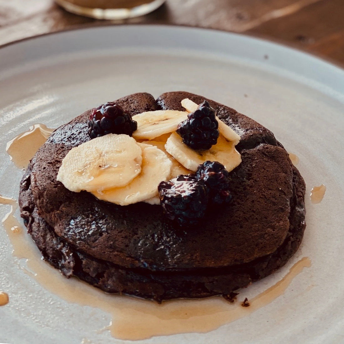 Vegan Chocolate Pancakes