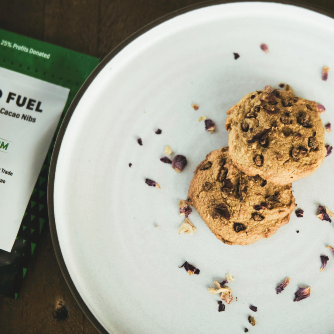 Vegan Rose Cardamom Cookies