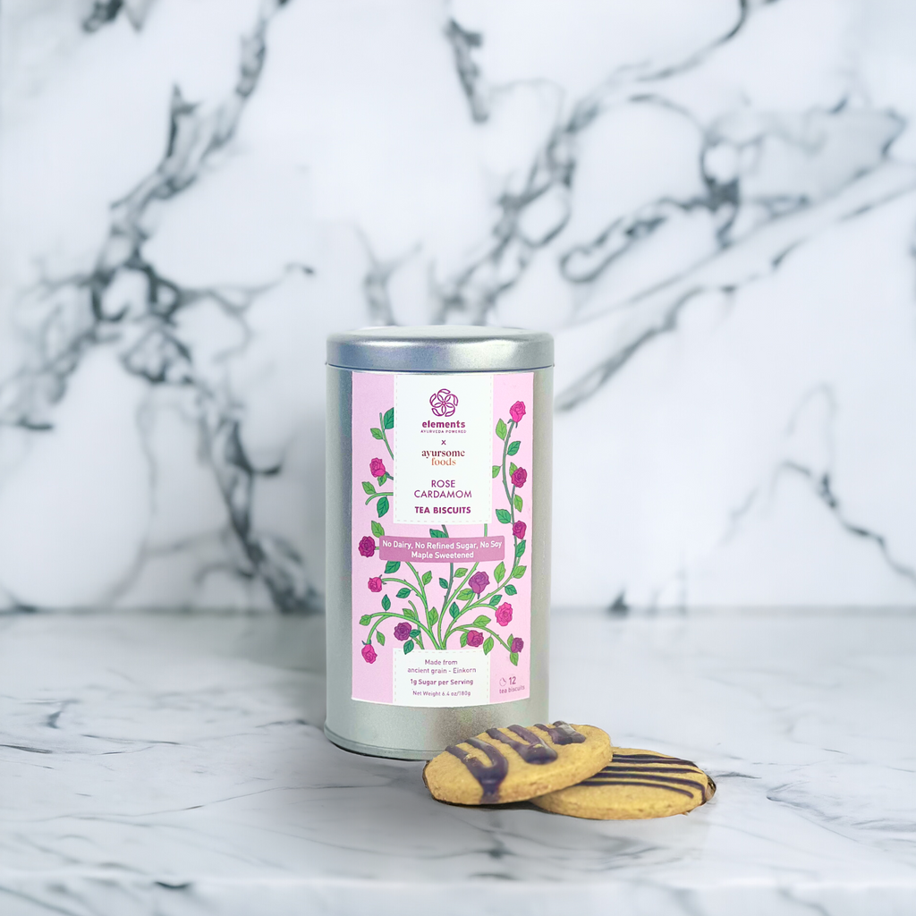 Rose Cardamom Tea Biscuit Cookies