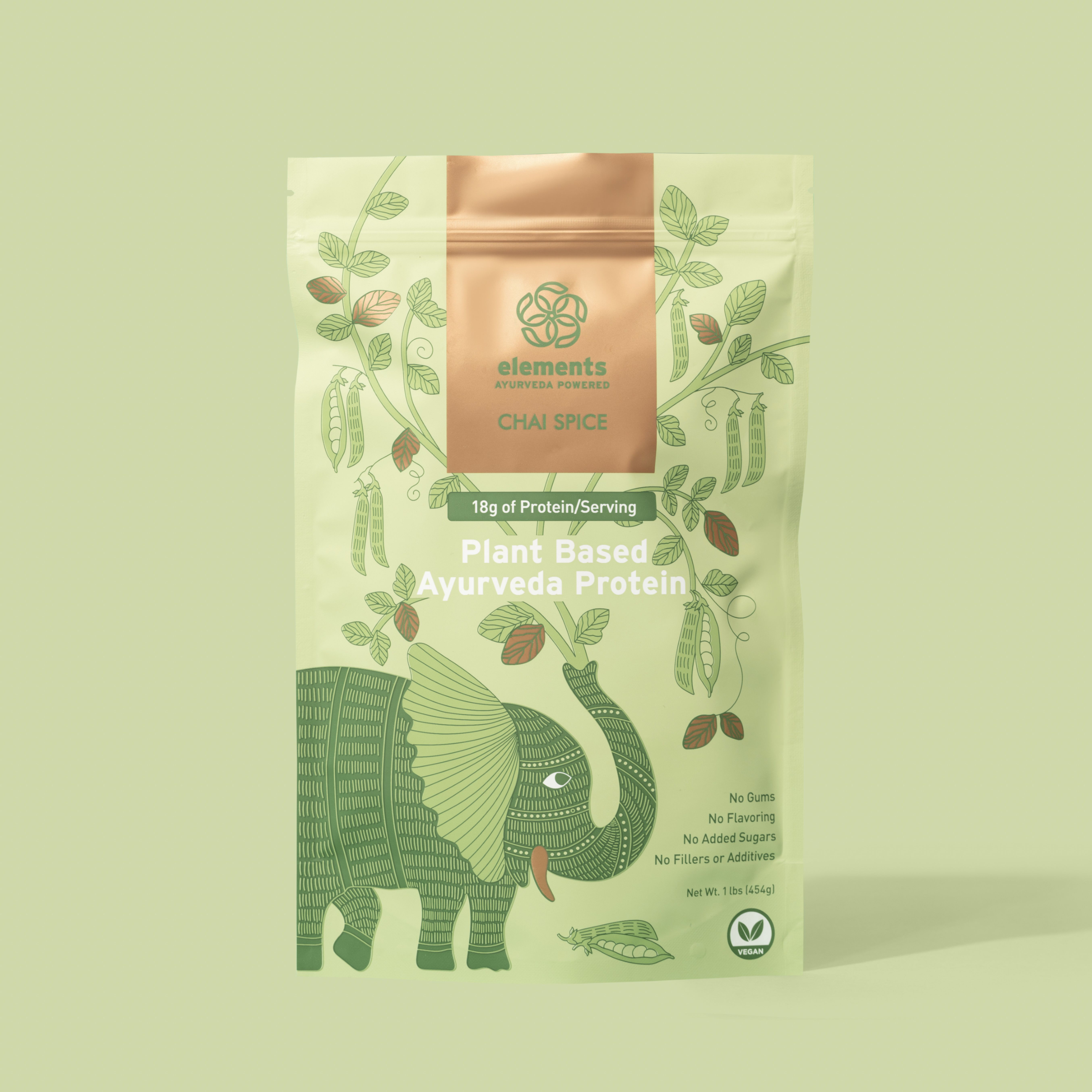 Plant Based Protein Powder: Chai Spice (14 Servings)