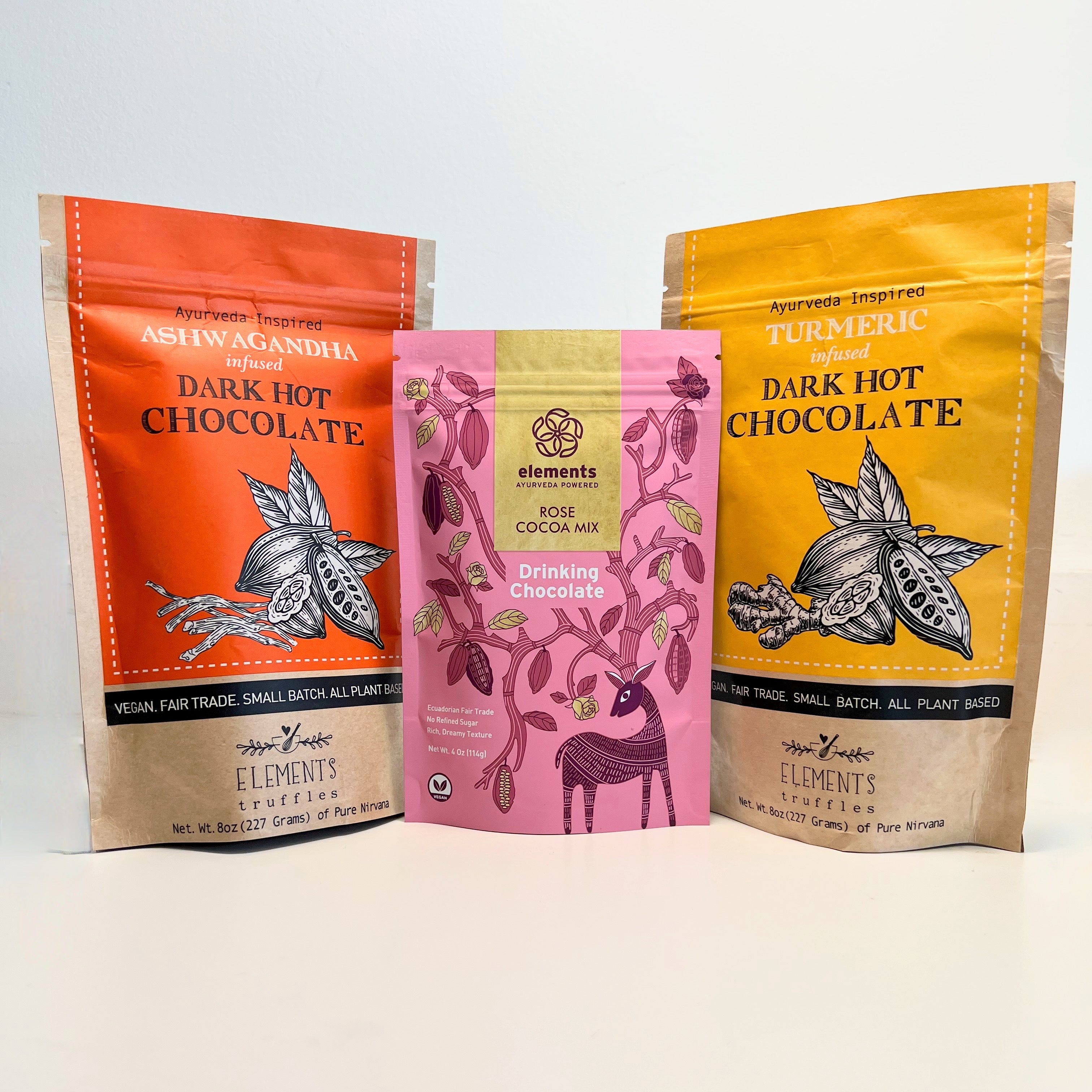 Hot Chocolate Sampler Special Offer (36 servings) – Elements Truffles