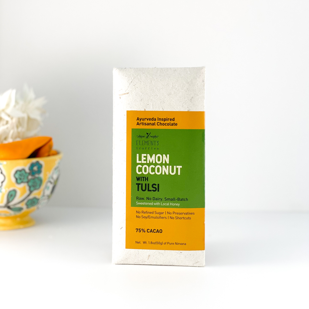 Lemon Coconut with Tulsi